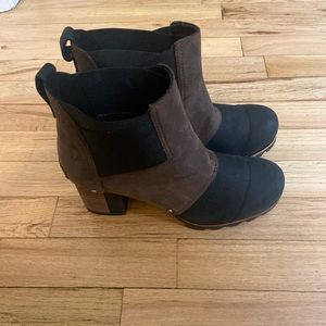 Sorel block heel boot. Size 7.5